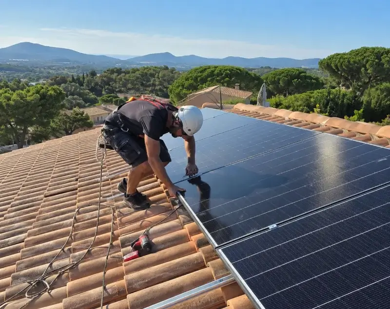 Installateur panneaux solaires Aspères — pose photovoltaïque sur toiture