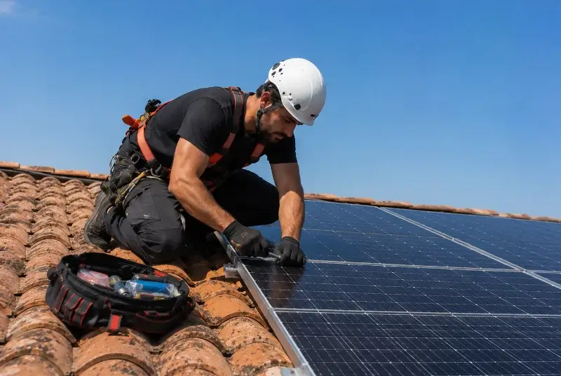 Maintenance et monitoring de panneaux solaires à Aspères